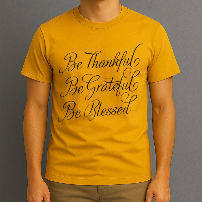 Be Thankful Be Grateful Be Blessed T-Shirt