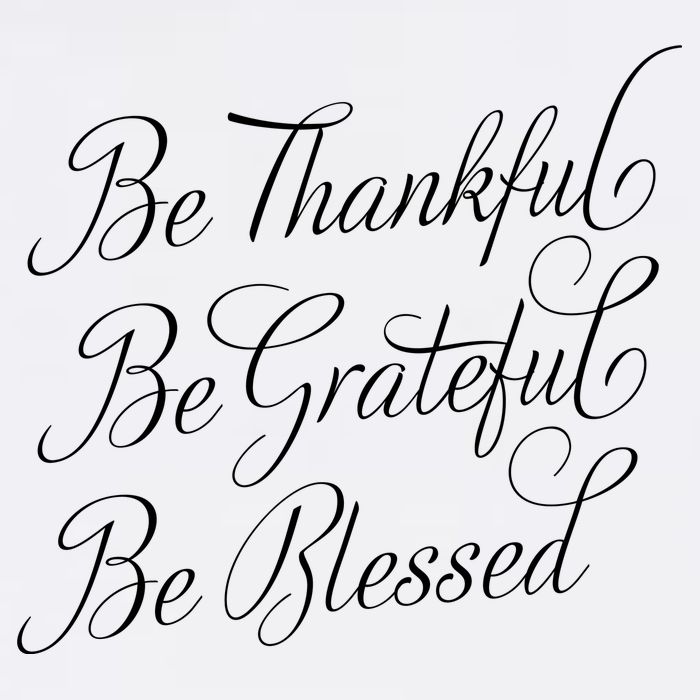 Be Thankful Be Grateful Be Blessed Garment-Dyed Sweatshirt