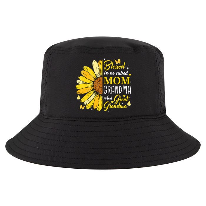 Blessed To Be Called Mom Grandma Great Grandma Mother's Day Cool Comfort Performance Bucket Hat