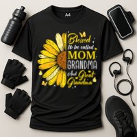 Blessed To Be Called Mom Grandma Great Grandma Mother's Day Cooling Performance Crew T-Shirt