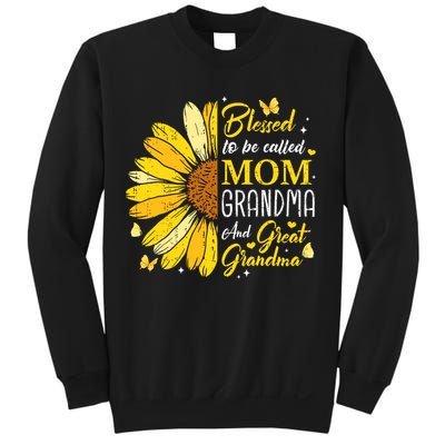Blessed To Be Called Mom Grandma Great Grandma Mother's Day Sweatshirt