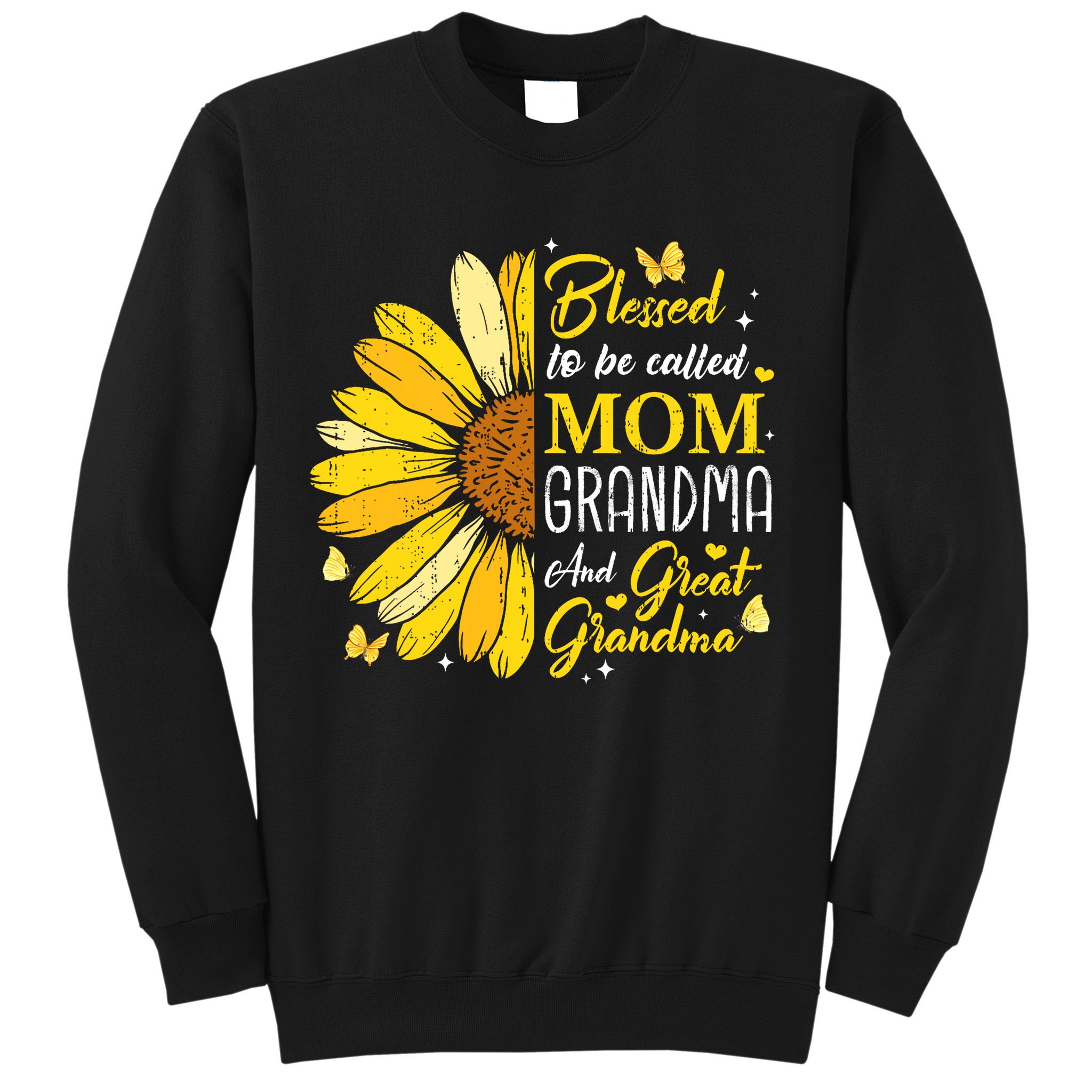 Blessed To Be Called Mom Grandma Great Grandma Mother's Day Sweatshirt