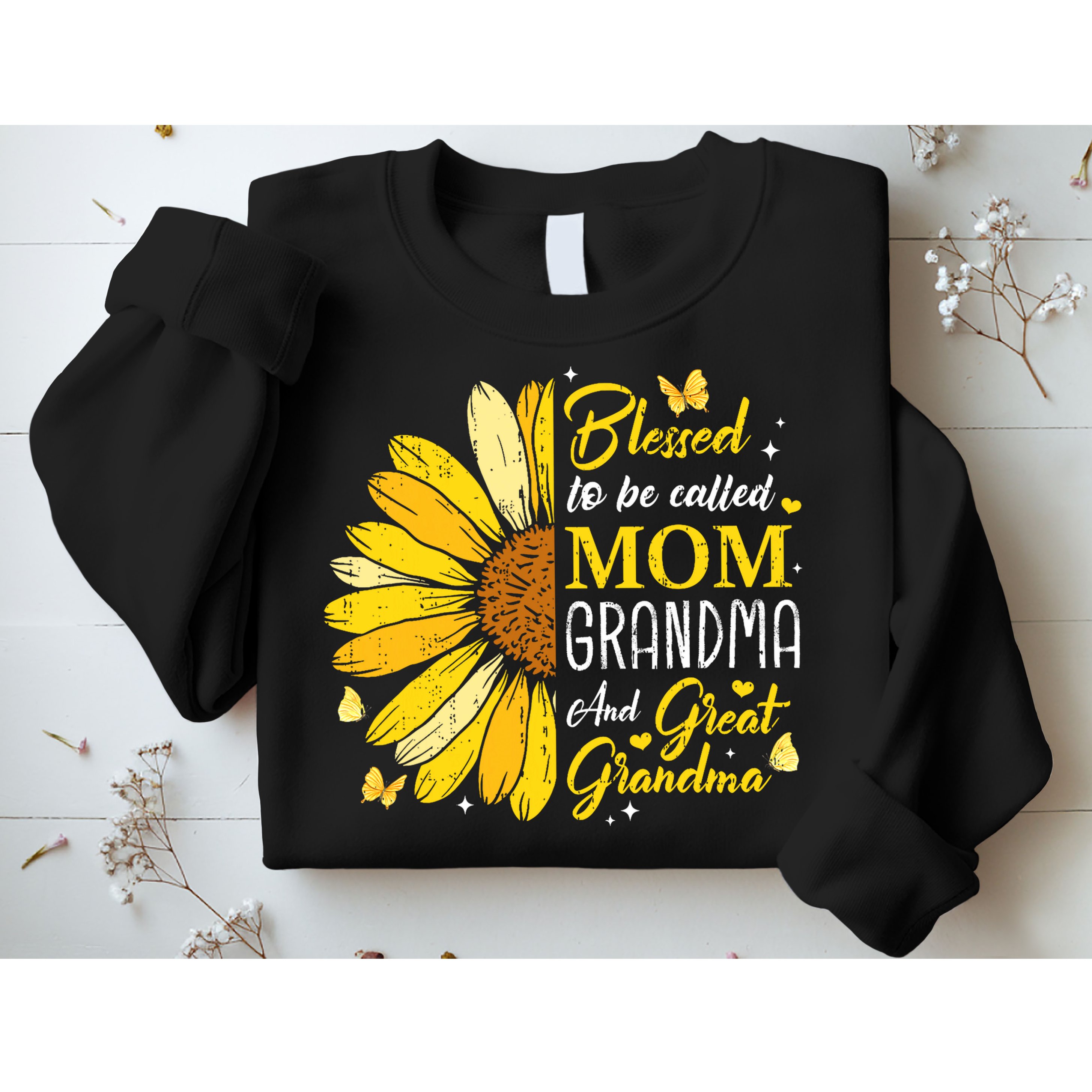 Blessed To Be Called Mom Grandma Great Grandma Mother's Day Sweatshirt