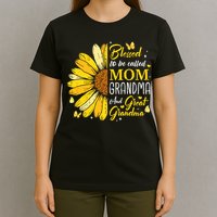 Blessed To Be Called Mom Grandma Great Grandma Mother's Day T-Shirt