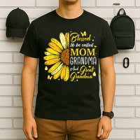 Blessed To Be Called Mom Grandma Great Grandma Mother's Day T-Shirt