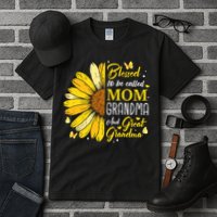 Blessed To Be Called Mom Grandma Great Grandma Mother's Day Tall T-Shirt