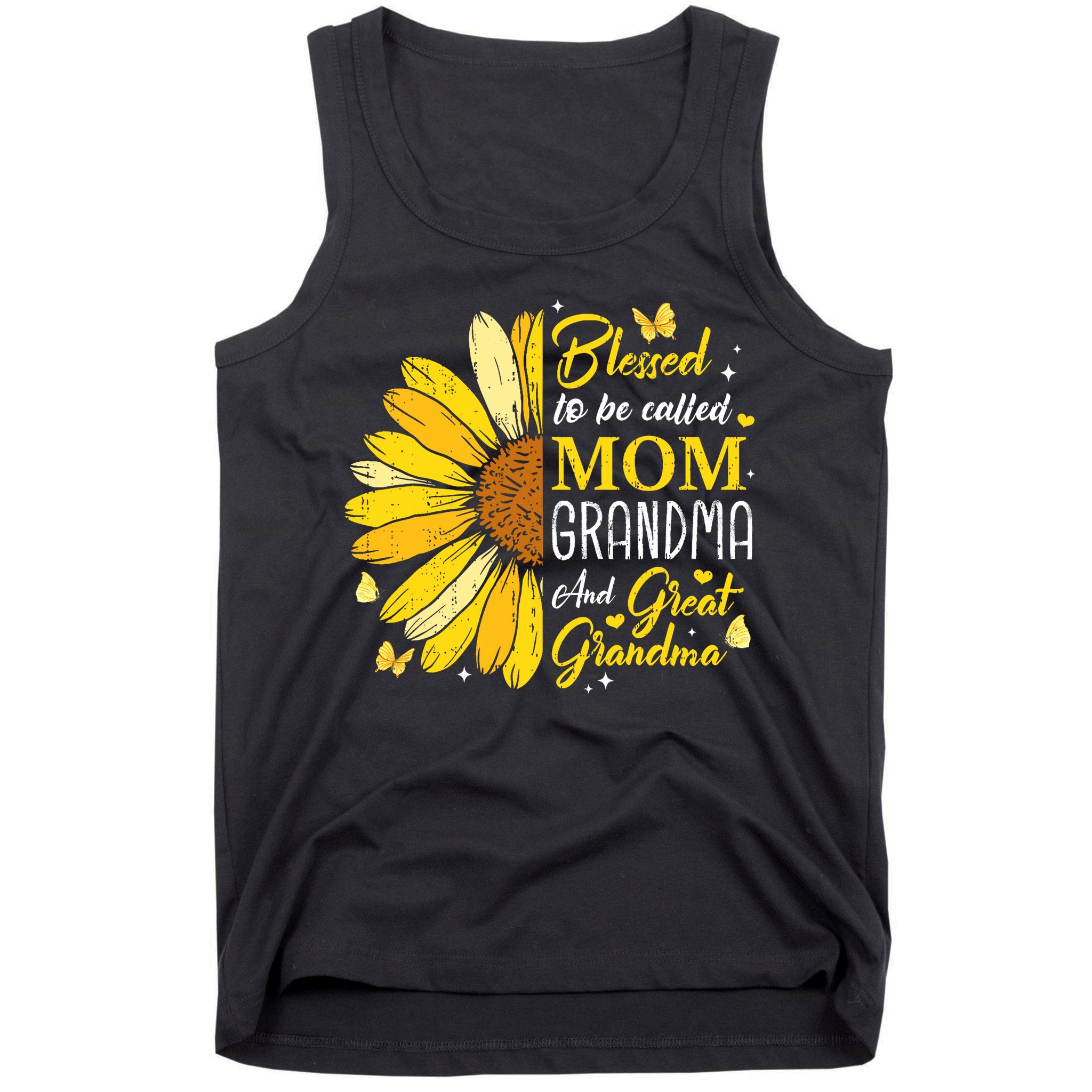 Blessed To Be Called Mom Grandma Great Grandma Mother's Day Tank Top