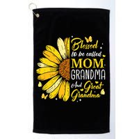 Blessed To Be Called Mom Grandma Great Grandma Mother's Day Golf Towel