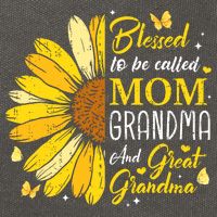 Blessed To Be Called Mom Grandma Great Grandma Mother's Day Cotton Canvas Backpack