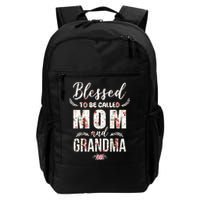 Blessed To Be Called Mom And Grandma Floral Backpack