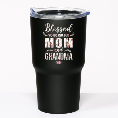 Blessed To Be Called Mom And Grandma Floral Tumbler