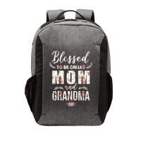 Blessed To Be Called Mom And Grandma Floral Vector Backpack