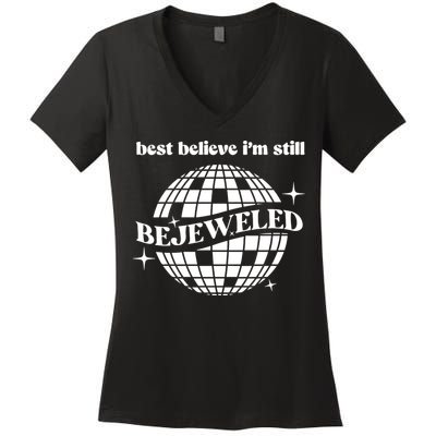 Bejeweled Taylor Women's V-Neck T-Shirt