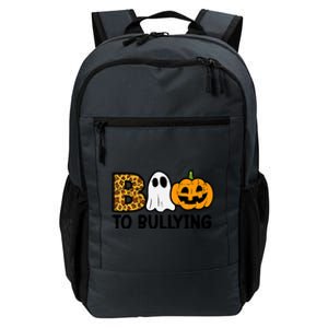 Boo To Bullying Orange Anti Bullying Unity Day Halloween Daily Commute Backpack