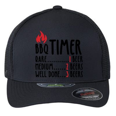 BBQ Timer Flexfit Unipanel Trucker Cap