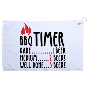 BBQ Timer Grommeted Golf Towel