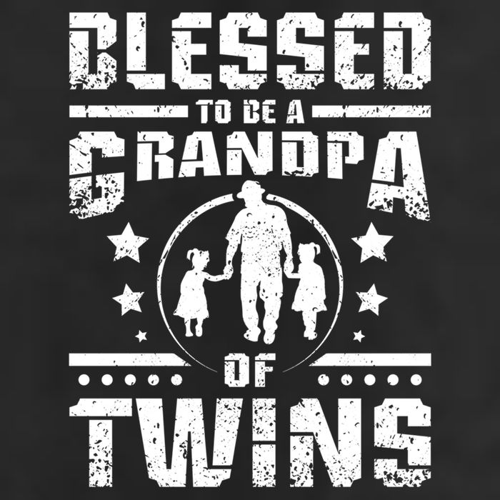 Blessed To Be A Grandpa Of Twins Gift Cool Comfort Performance Bucket Hat