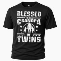 Blessed To Be A Grandpa Of Twins Gift Performance Shirt