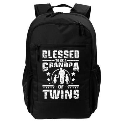 Blessed To Be A Grandpa Of Twins Gift Backpack