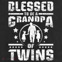 Blessed To Be A Grandpa Of Twins Gift 11oz C Handle Ceramic Mug