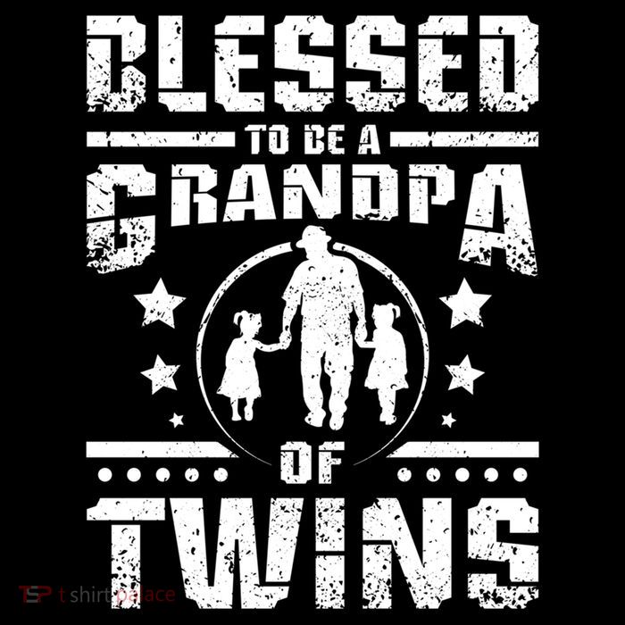 Blessed To Be A Grandpa Of Twins Gift Cooling Performance Long Sleeve Crew