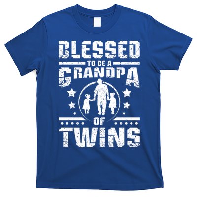 Blessed To Be A Grandpa Of Twins Gift T-Shirt