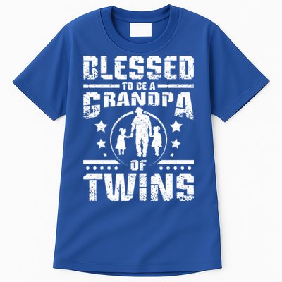 Blessed To Be A Grandpa Of Twins Gift Tall T-Shirt