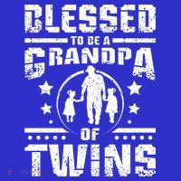 Blessed To Be A Grandpa Of Twins Gift Tall T-Shirt