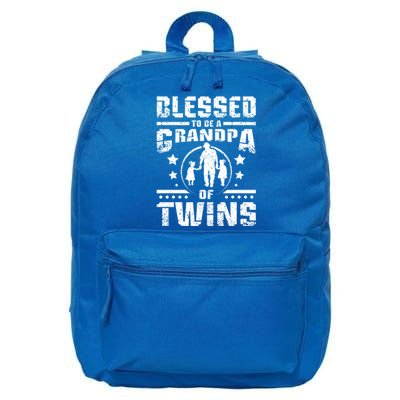 Blessed To Be A Grandpa Of Twins Gift 16 in Basic Backpack