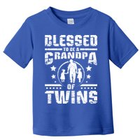 Blessed To Be A Grandpa Of Twins Gift Toddler T-Shirt