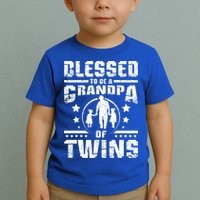 Blessed To Be A Grandpa Of Twins Gift Toddler T-Shirt