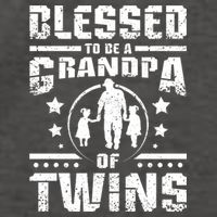 Blessed To Be A Grandpa Of Twins Gift Vector Backpack
