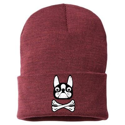 Boston Terrier Sustainable Knit Beanie