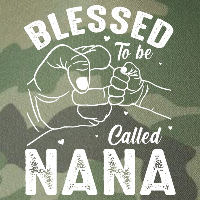 Blessed To Be Called Nana FatherS Day MotherS Day Legacy Tie Dye Trucker Hat
