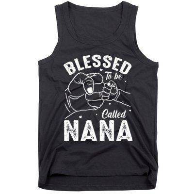 Blessed To Be Called Nana FatherS Day MotherS Day Tank Top