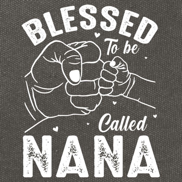 Blessed To Be Called Nana FatherS Day MotherS Day Cotton Canvas Backpack