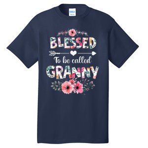 Blessed To Be Called Granny Funny Granny Mother's Day Tall T-Shirt