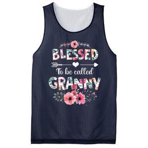 Blessed To Be Called Granny Funny Granny Mother's Day Mesh Reversible Basketball Jersey Tank