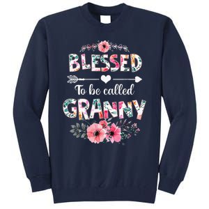 Blessed To Be Called Granny Funny Granny Mother's Day Tall Sweatshirt