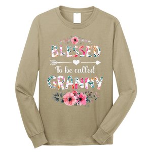 Blessed To Be Called Granny Funny Granny Mother's Day Long Sleeve Shirt