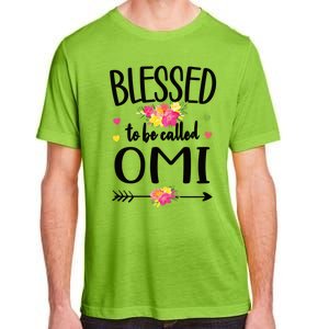 Blessed To Be Called Omi Grandma Omi Grandmother Gift Adult ChromaSoft Performance T-Shirt