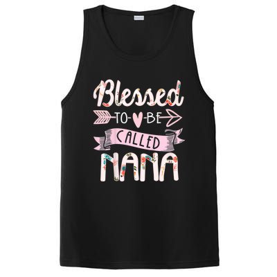 Blessed To Be Called Nana MotherS Day Grandma Women Gift PosiCharge Competitor Tank