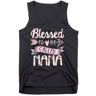 Blessed To Be Called Nana MotherS Day Grandma Women Gift Tank Top