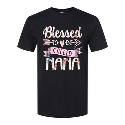 Blessed To Be Called Nana MotherS Day Grandma Women Gift Softstyle® CVC T-Shirt