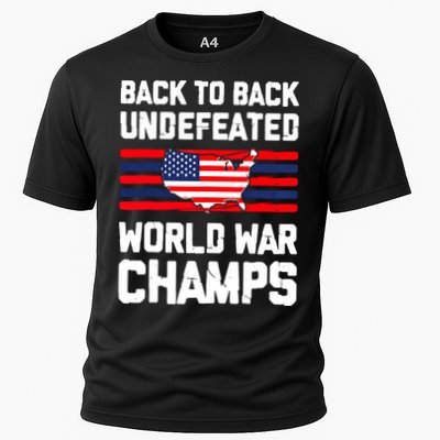 Back To Back Undefeated World War Champs 4th Of July Performance Shirt