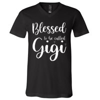 Blessed To Be Called Gigi V-Neck T-Shirt