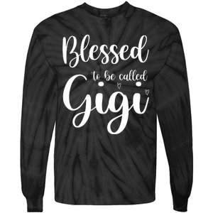 Blessed To Be Called Gigi Tie-Dye Long Sleeve Shirt