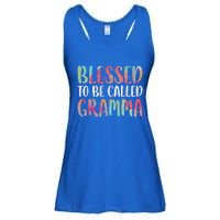 Blessed To Be Called Gramma Funny Gift Mother's Day Gift Ladies Essential Flowy Tank