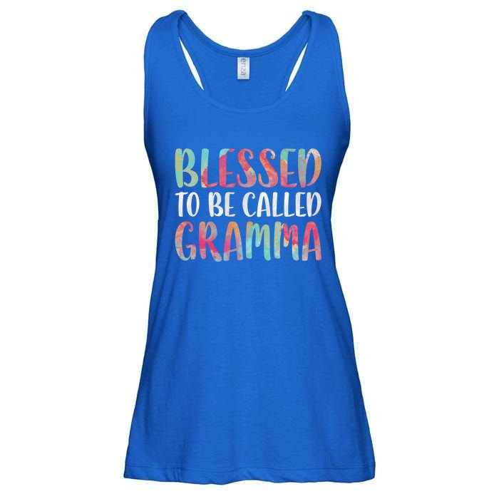 Blessed To Be Called Gramma Funny Gift Mother's Day Gift Ladies Essential Flowy Tank