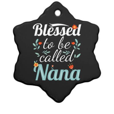 Blessed To Be Called Nana Ceramic Star Ornament